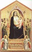 Enthroned Madonna with Saints (mk08) Giotto
